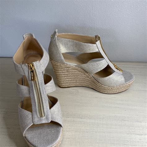 Michael michael kors damita wedge gold + FREE SHIPPING